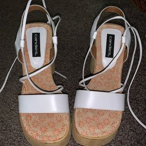 Vintage Candies Lace Up Tie Platform Sandals